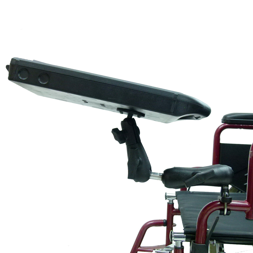 Wheelchair Rail - Tube Mount with Extension &amp; Artist Easel Handi Case (sku 30602)