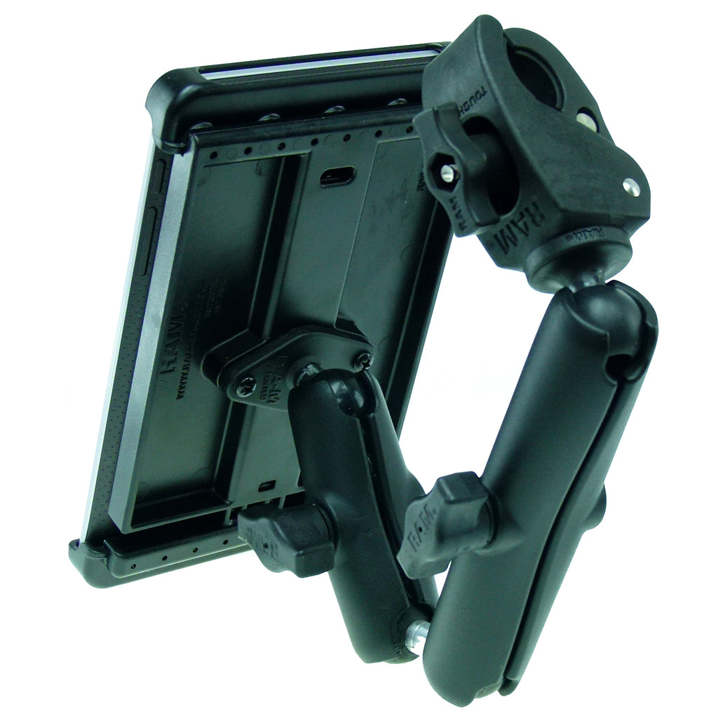Wheelchair Rail - Tube Mount with Extension &amp; Tablet Holder for Nexus 7 (sku 30603)