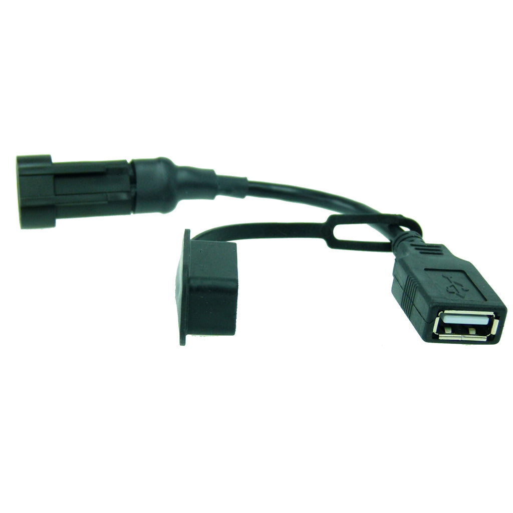 High Power Hardwire USB Charger with short Power Connecter (sku 30620)