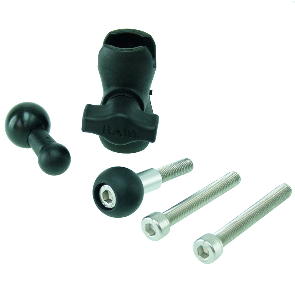 M8 Motorcycle Mount with 17mm Adapter for Garmin Nuvi GPS SatNav Holders - Cradles (sku 31133)