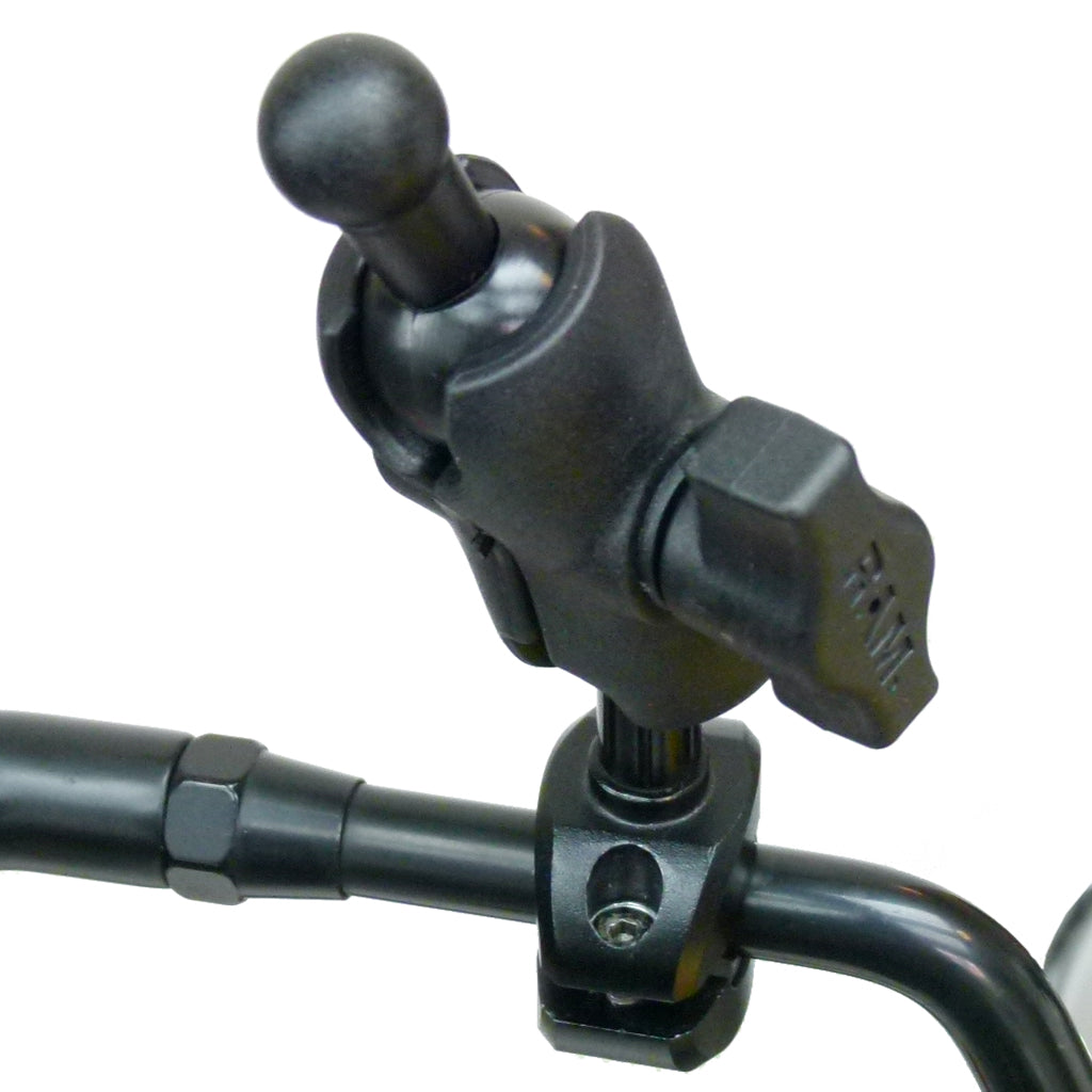 Mirror Motorcycle Mount with 17mm Adapter for Garmin Nuvi GPS SatNav Holders - Cradles (sku 31134)