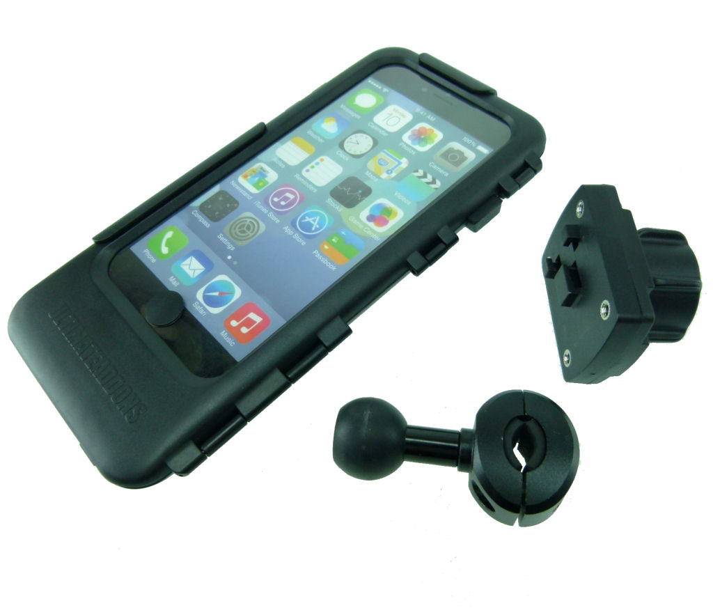 Waterproof Bike Motorcycle Scooter Tough Case Mirror Mount for iPhone 8 PLUS (sku 44527)