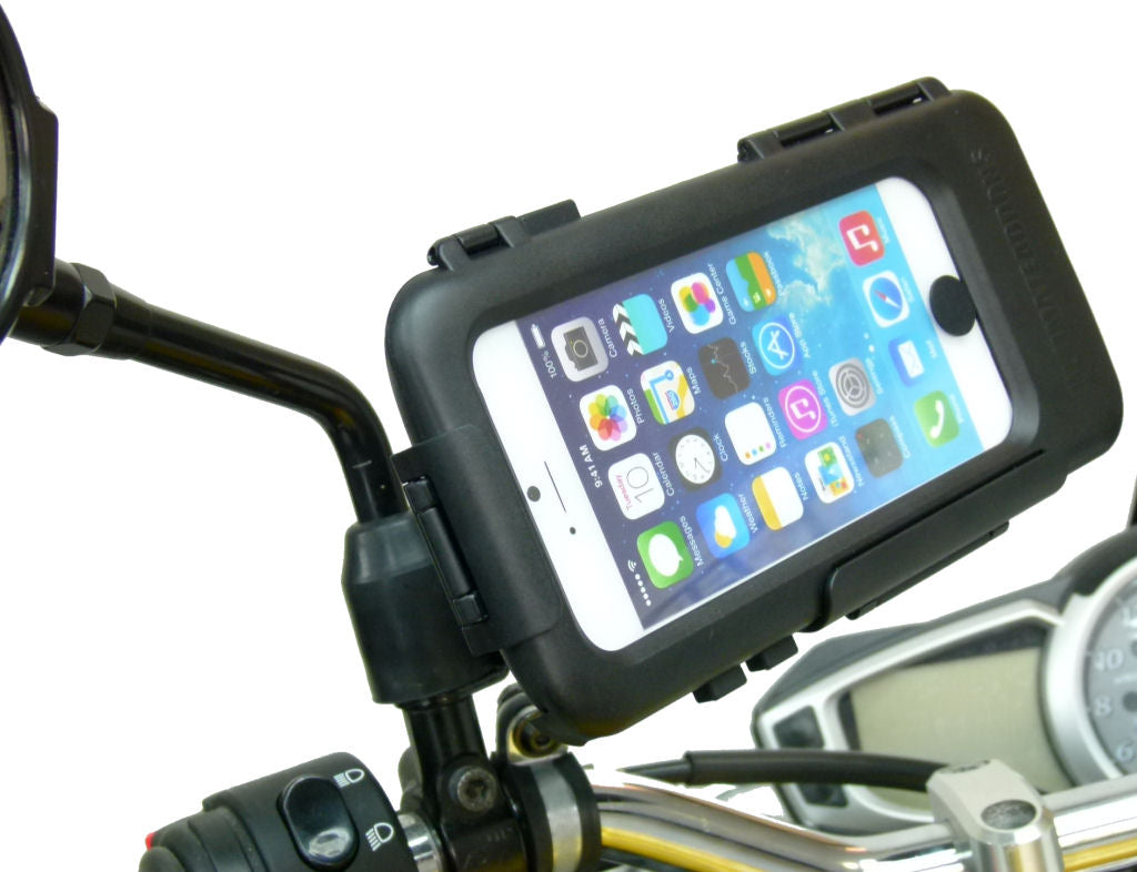 Waterproof Bike Motorcycle M8 - M10 Tough Case Mirror Mount for iPhone 6 (sku 31518)