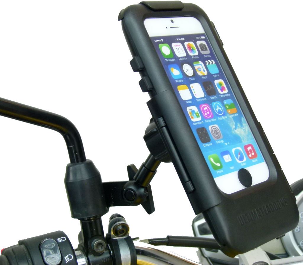 Waterproof Bike Motorcycle M8 - M10 Tough Case Mirror Mount for iPhone SE 2 (2020) (sku 53521) - BuyBits Ltd UK