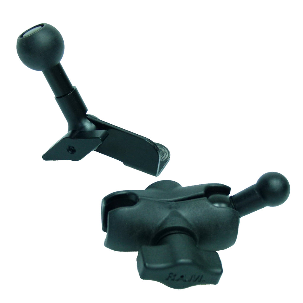 Motorcycle M8 - M10 Mirror Mount with 17mm adaptor for Garmin Nuvi Satnav Cradles - Holders (sku 31701)