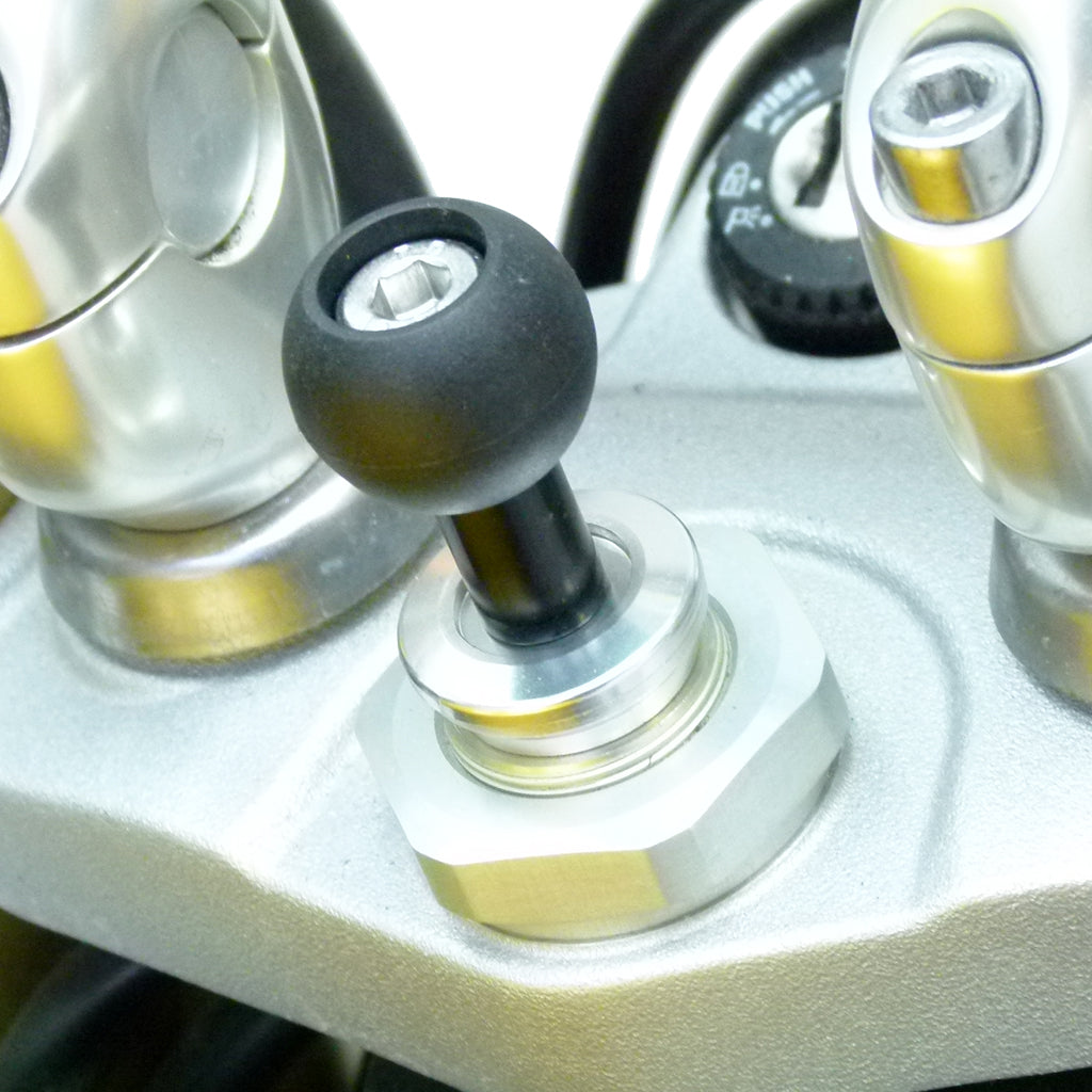 17.5 - 20.5mm Motorcycle Fork stem mount for Garmin Nuvi GPS Satnav Cradle - Holder (sku 31704)