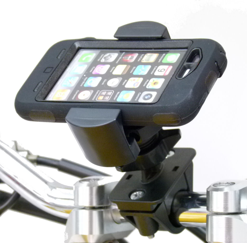 Motorcycle Bike  Handlebar Mount with RoadVise Smartphone Mobile Phone Holder (sku 31725)