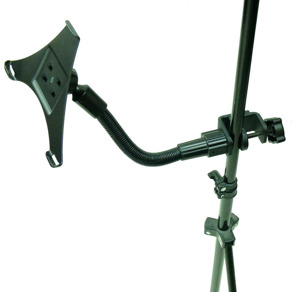 Dedicated Heavy Duty Music - Mic Stand Mount Tablet Holder for iPad Mini 2019 (sku 50579) - BuyBits Ltd UK