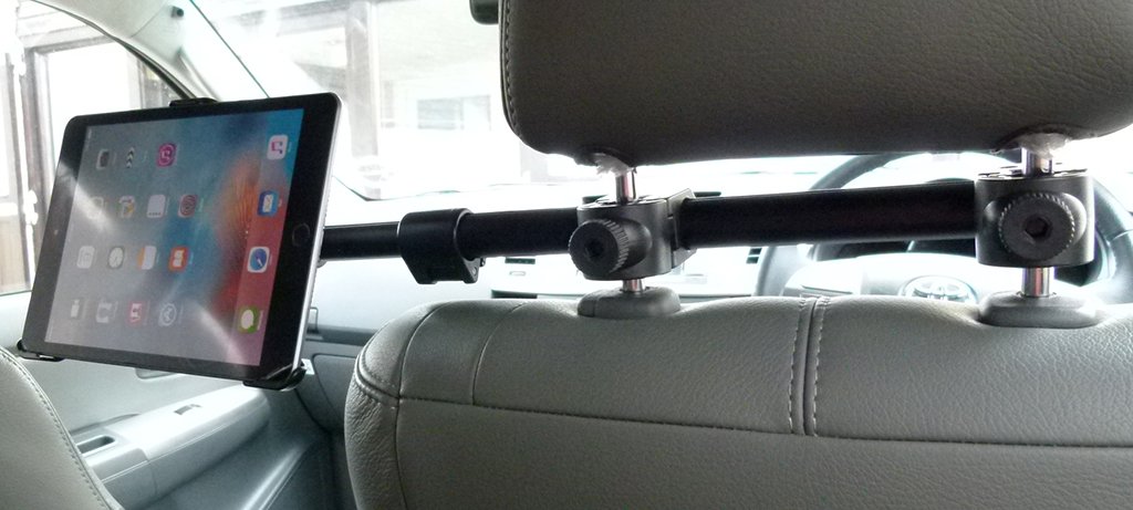 Dedicated Central Headrest Mount for Apple iPad Mini 2019 (sku 50569) - BuyBits Ltd UK