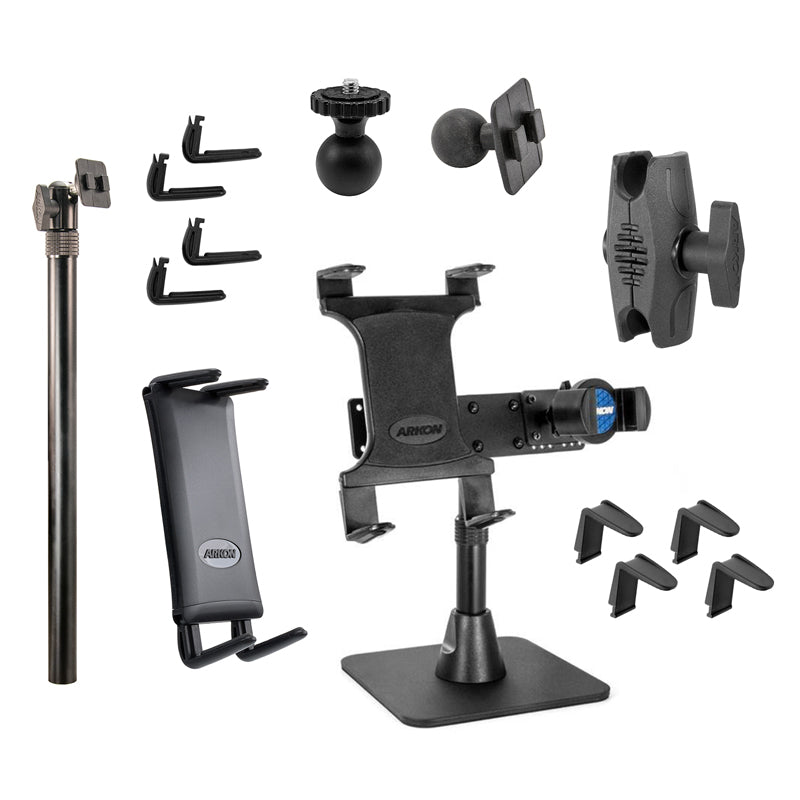 Arkon TWBHD8KIT TW Broadcaster Combo Midsize Tablet and Phone 29-inch Stand Holder for Live Streaming (sku 34913)