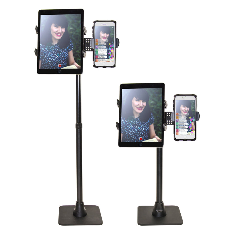 Arkon TWBHD8KIT TW Broadcaster Combo Midsize Tablet and Phone 29-inch Stand Holder for Live Streaming (sku 34913)