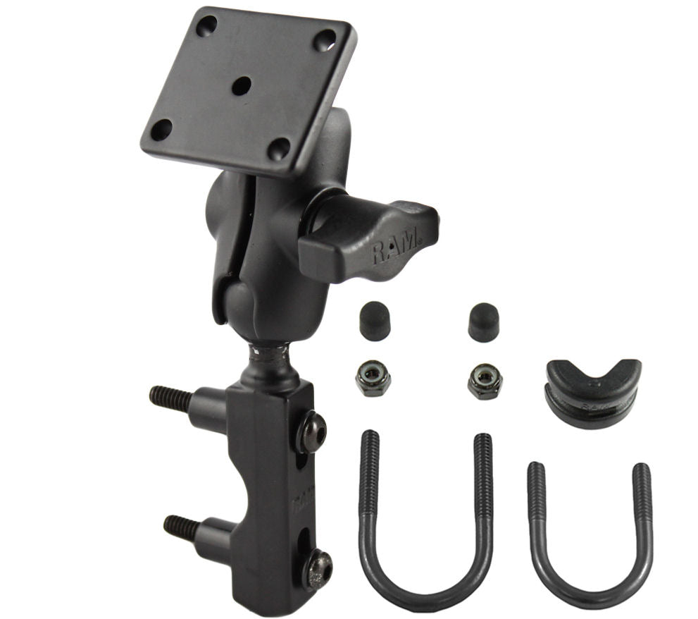 ZUMO 220 340LM 350LM 390LM 400 500 550 660 RAM U BOLT HANDLEBAR MOUNT with SHORT 1 3-4inch ARM with mounting base RAM-B-178-A (SKU 6393)