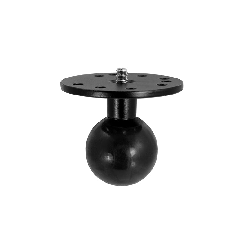 Arkon AP38CM1420 Robust Circular Metal 38mm (1.5 inch) Ball to 1/4”-20 Camera Bolt Adapter (sku 57110)