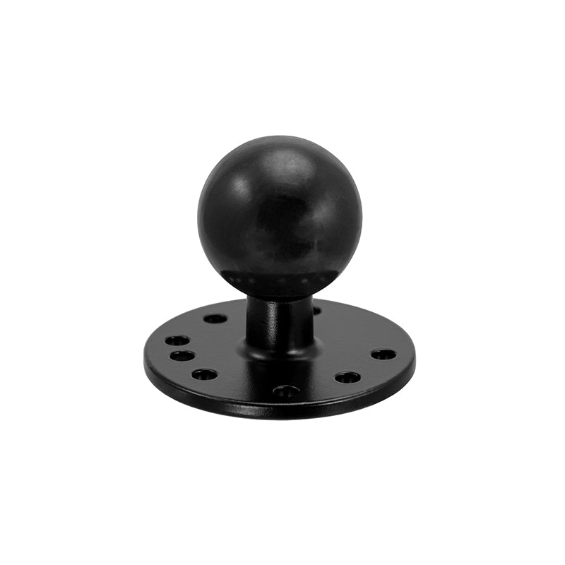 Arkon AP38CM1420 Robust Circular Metal 38mm (1.5 inch) Ball to 1/4”-20 Camera Bolt Adapter (sku 57110)
