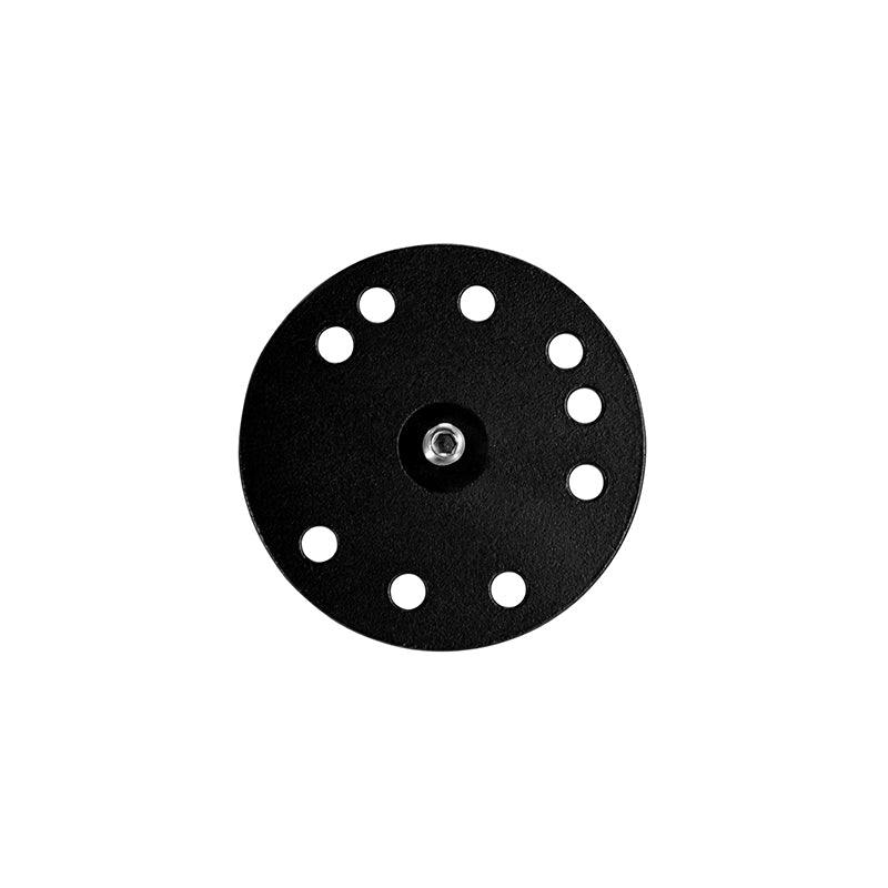 Arkon AP38CM1420 Robust Circular Metal 38mm (1.5 inch) Ball to 1/4”-20 Camera Bolt Adapter (sku 57110)