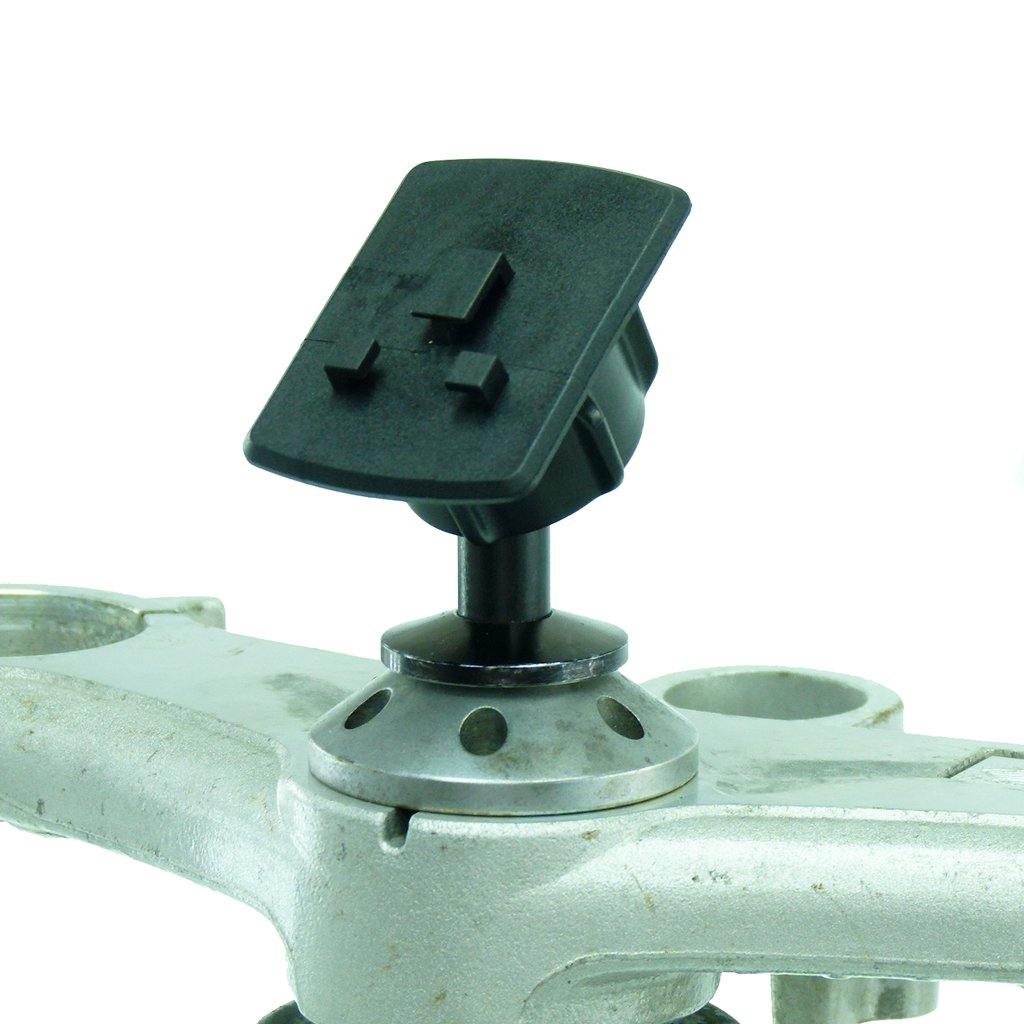 12mm Hexagon Hole GPS Mount fits Honda Blackbird &amp; Kawasaki Motorcycles for 3 Prong Cases (sku 19780) - BuyBits Ltd UK