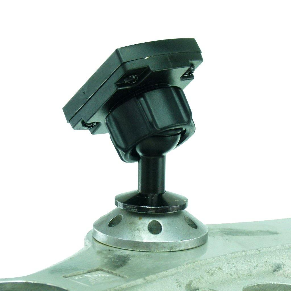 12mm Hexagon Hole GPS Mount fits Honda Blackbird &amp; Kawasaki Motorcycles for 4 Prong Holders (sku 19782) - BuyBits Ltd UK
