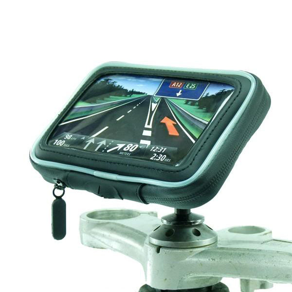 12mm Hexagon Hole GPS Mount for Honda Blackbird - Kawasaki Motorcycles fits upto 5.5" Screen SatNav (sku 19797)
