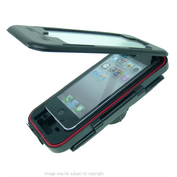 13.3-14.7mm Motorcycle Fork Stem Yoke Mount &amp; Waterproof TiGRA Case for iPhone 5S (sku 20531)