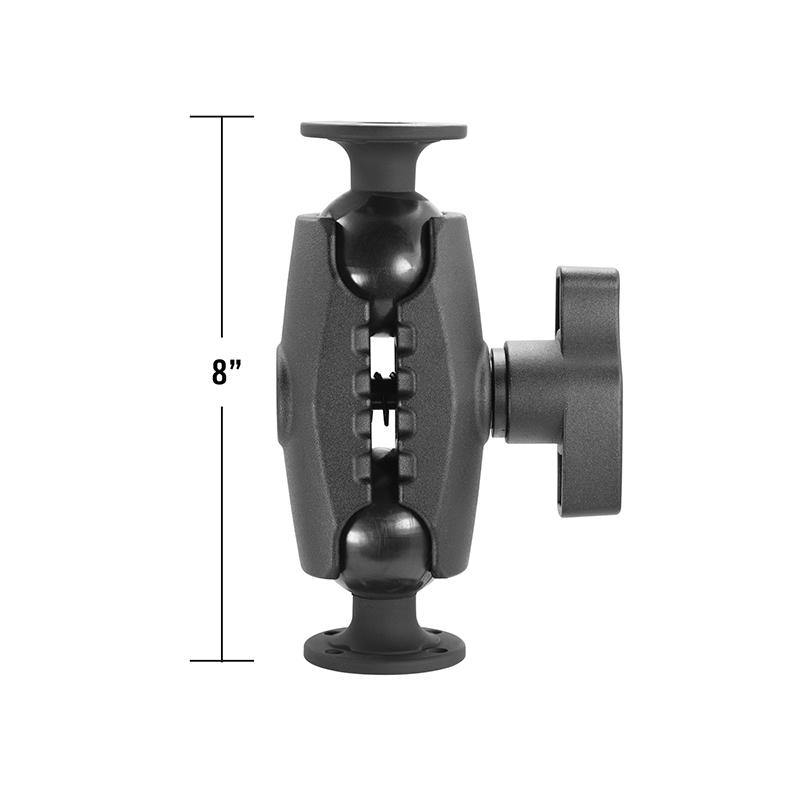 Arkon RM57502XAMPS 8" Heavy-Duty Metal AMPS Mount - 57mm (2.25 inch) Ball Compatible (sku 55958) - BuyBits Ltd UK