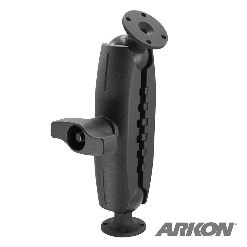 Arkon RM57802XAMPS 8" Heavy-Duty Metal AMPS Mount - 57mm (2.25 inch) Ball Compatible (sku 55959) - BuyBits Ltd UK