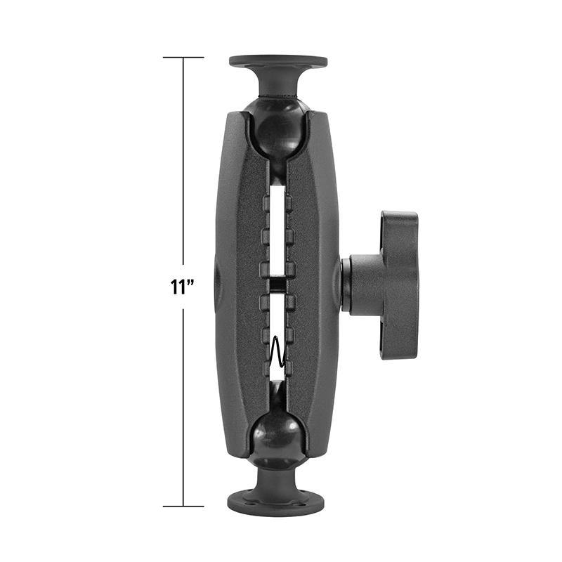 Arkon RM57802XAMPS 8" Heavy-Duty Metal AMPS Mount - 57mm (2.25 inch) Ball Compatible (sku 55959) - BuyBits Ltd UK