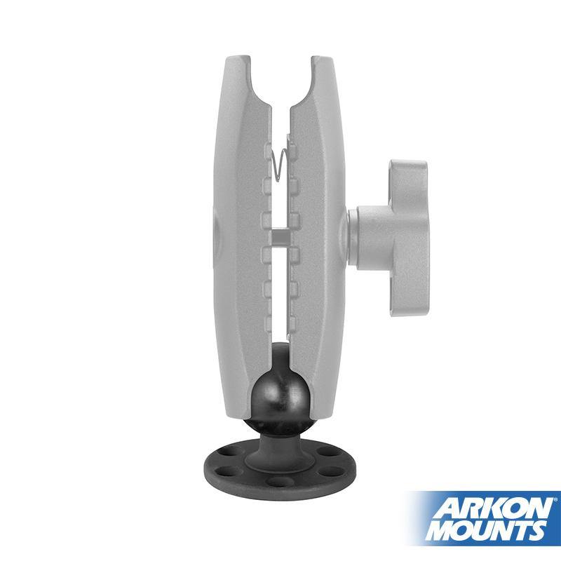 Arkon APCM57MM Robust Round Aluminum 57mm (1.5 inch) Ball to 5-Hole AMPS Adapter (sku 56041) - BuyBits Ltd UK