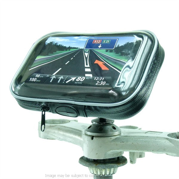 Waterproof 14mm Hexagon Stem GPS Mount Holder for Aprilia Moto Guzzi Kawasaki Motorcycles (sku 60009)
