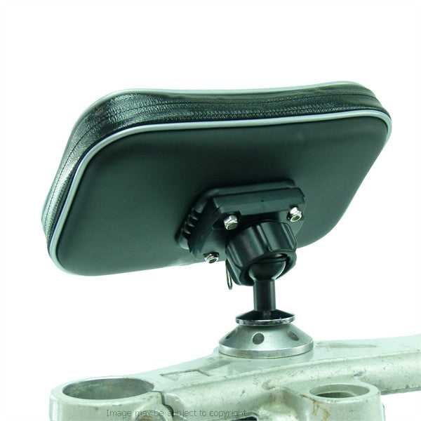 Waterproof 14mm Hexagon Stem GPS Mount Holder for Aprilia Moto Guzzi Kawasaki Motorcycles (sku 60009)