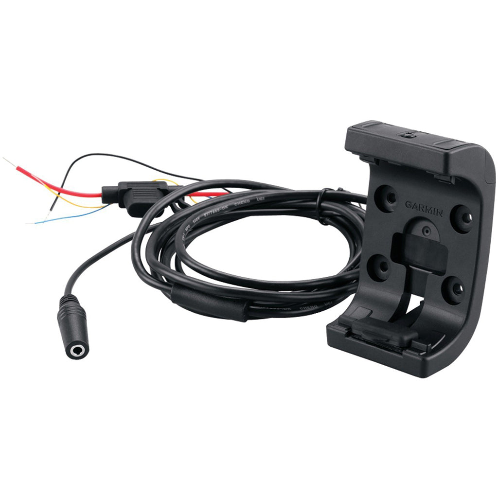 13.3mm - 14.7mm (0.52" - 0.58") Bike Stem Mount with Audio-Power Cable for Garmin Montana (sku 43207)