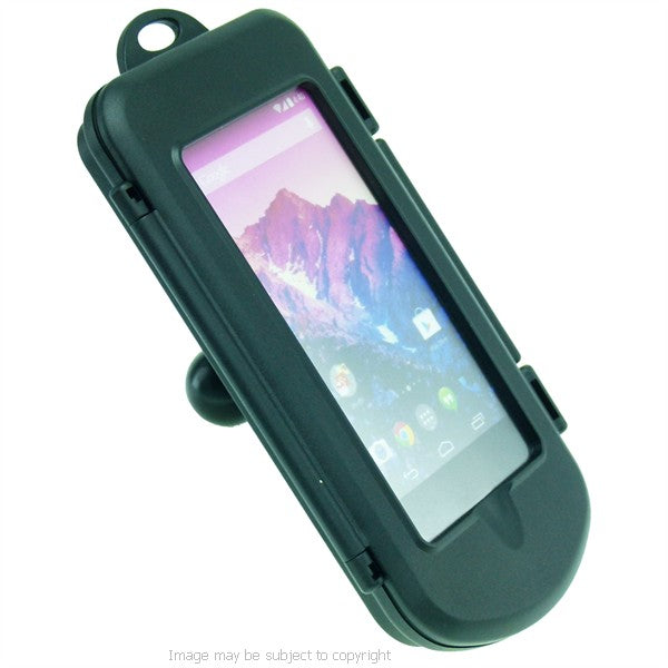 IPX4 Waterproof Hard Shell Case for Nexus 5 with 1" Ball Adapter fits RAM &amp; Ultimate Addons Motorcycle Mounts (sku 21473)