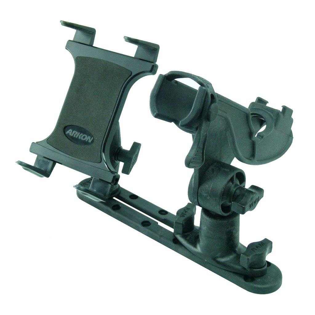 12" (30.48cm) Track Base with Fishing Rod and Tablet Holder for Boat or Kayak (sku 56081) - BuyBits Ltd UK
