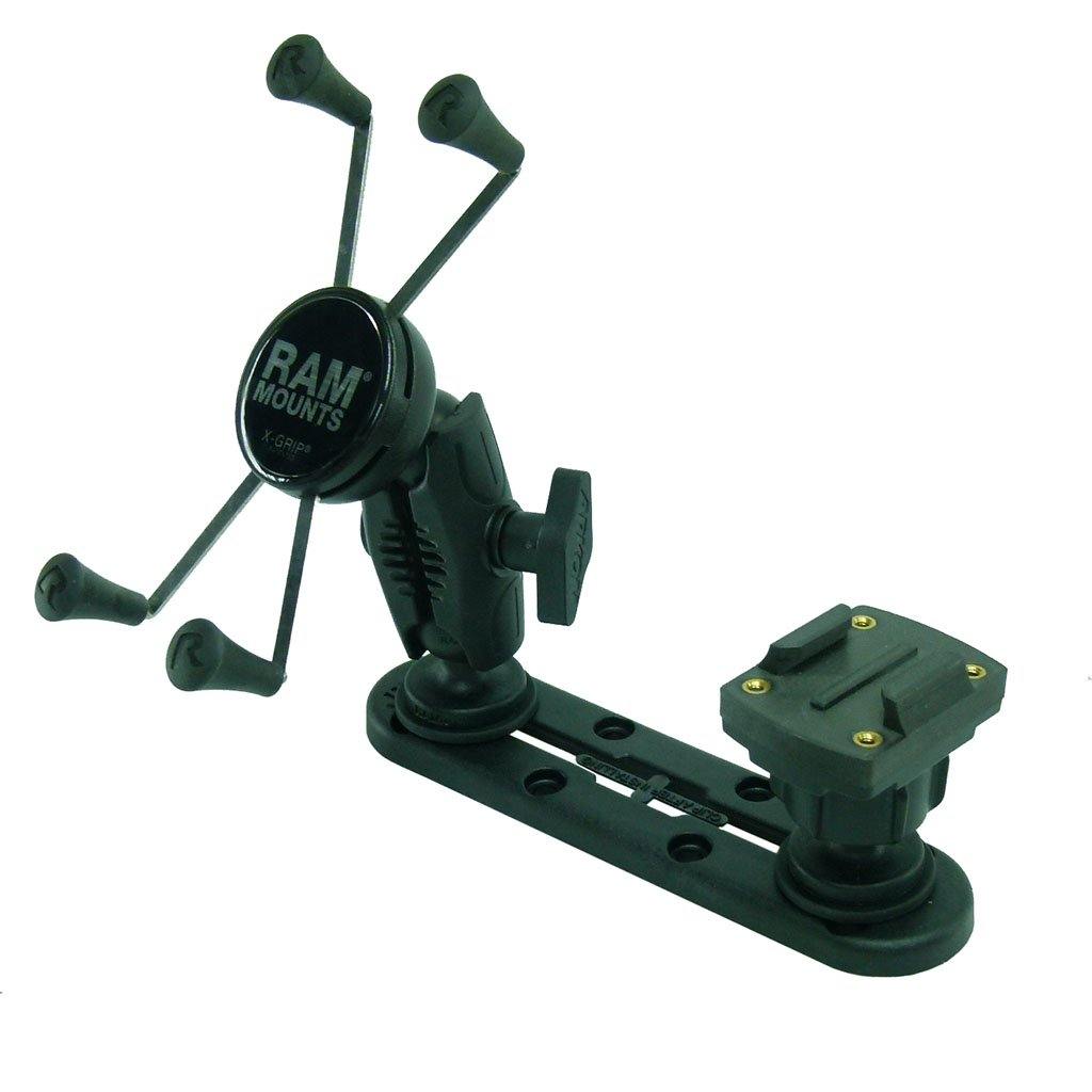 5" (12.7cm) Track Base with X Holder &amp; Camera Adapter for Boat or Kayak (sku 56082) - BuyBits Ltd UK