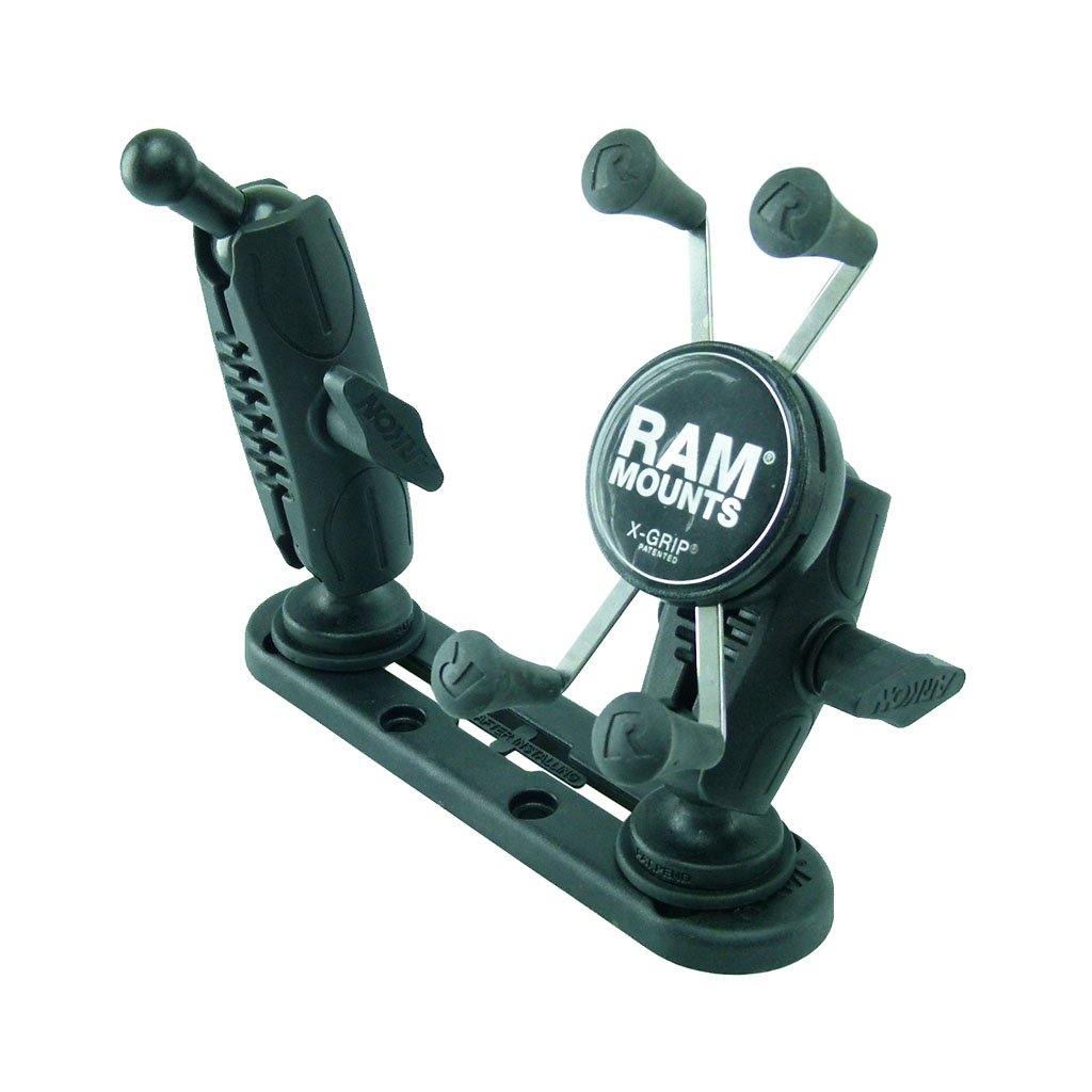 5" (12.7cm) Track Base with X Holder and Phone Holder for Fleet Lorries (sku 56083) - BuyBits Ltd UK