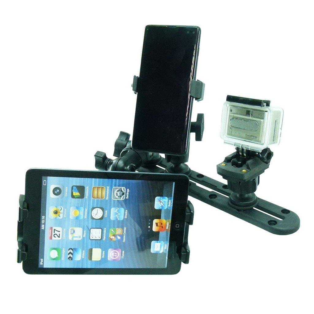 12" (30.48cm) Track Base with Tablet Holder, Phone Holder and Camera Adapter for Fleet Lorries / Vans / Trucks (sku 56084) - BuyBits Ltd UK