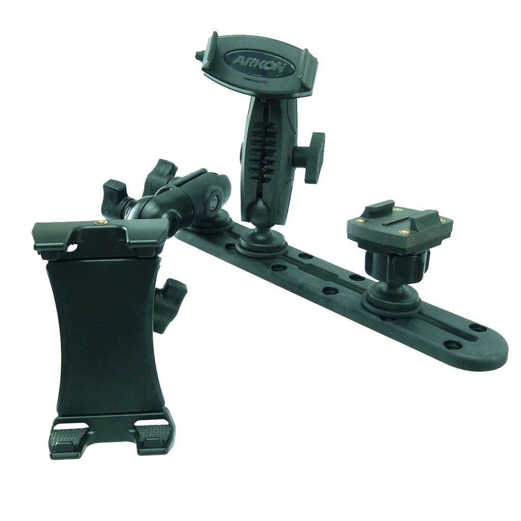 12" (30.48cm) Track Base with Tablet Holder, Phone Holder and Camera Adapter for Fleet Lorries / Vans / Trucks (sku 56084) - BuyBits Ltd UK