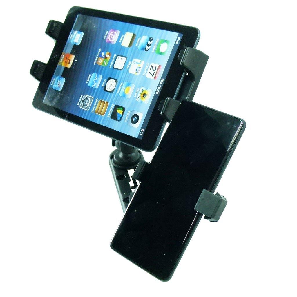 5" (12.7cm) Track Base with Tablet Holder and Phone Holder for Tractor Cabs (sku 56085) - BuyBits Ltd UK