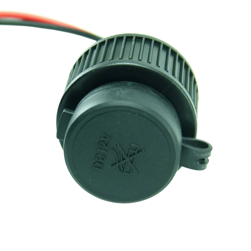 Direct to Battery Hardwire Accessory Charging Socket Adapter for Motorcycle (sku 57041)
