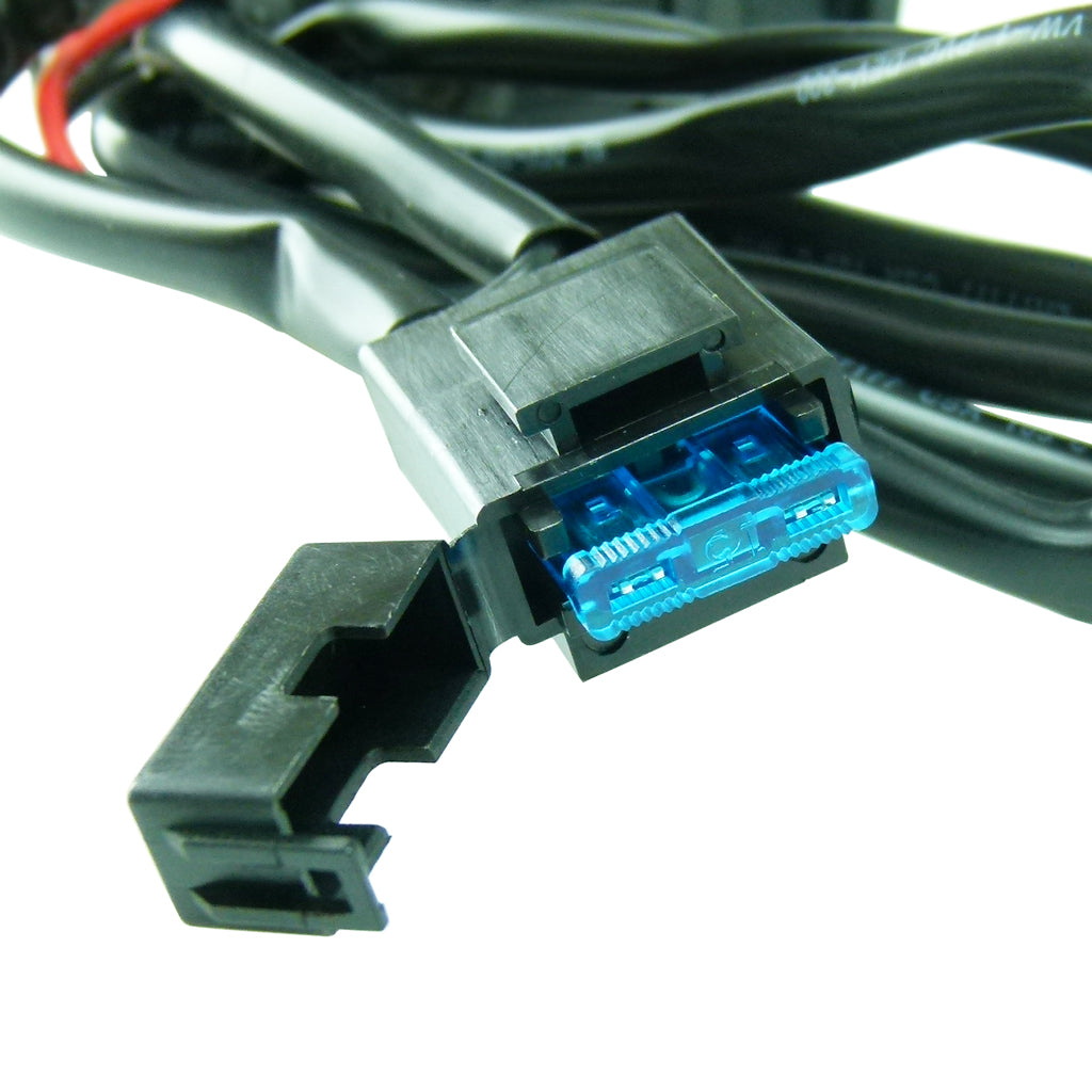 Direct to Battery Hardwire Fused Accessory Charging Socket Adapter Mount for Motorcycle (sku 57042)