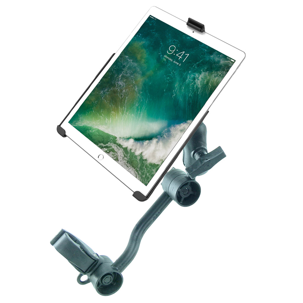 Wheelchair Heavy-Duty Clamp Mount with Dedicated Cradle for iPad Air 3 &amp; Pro 10.5" (sku 57075)