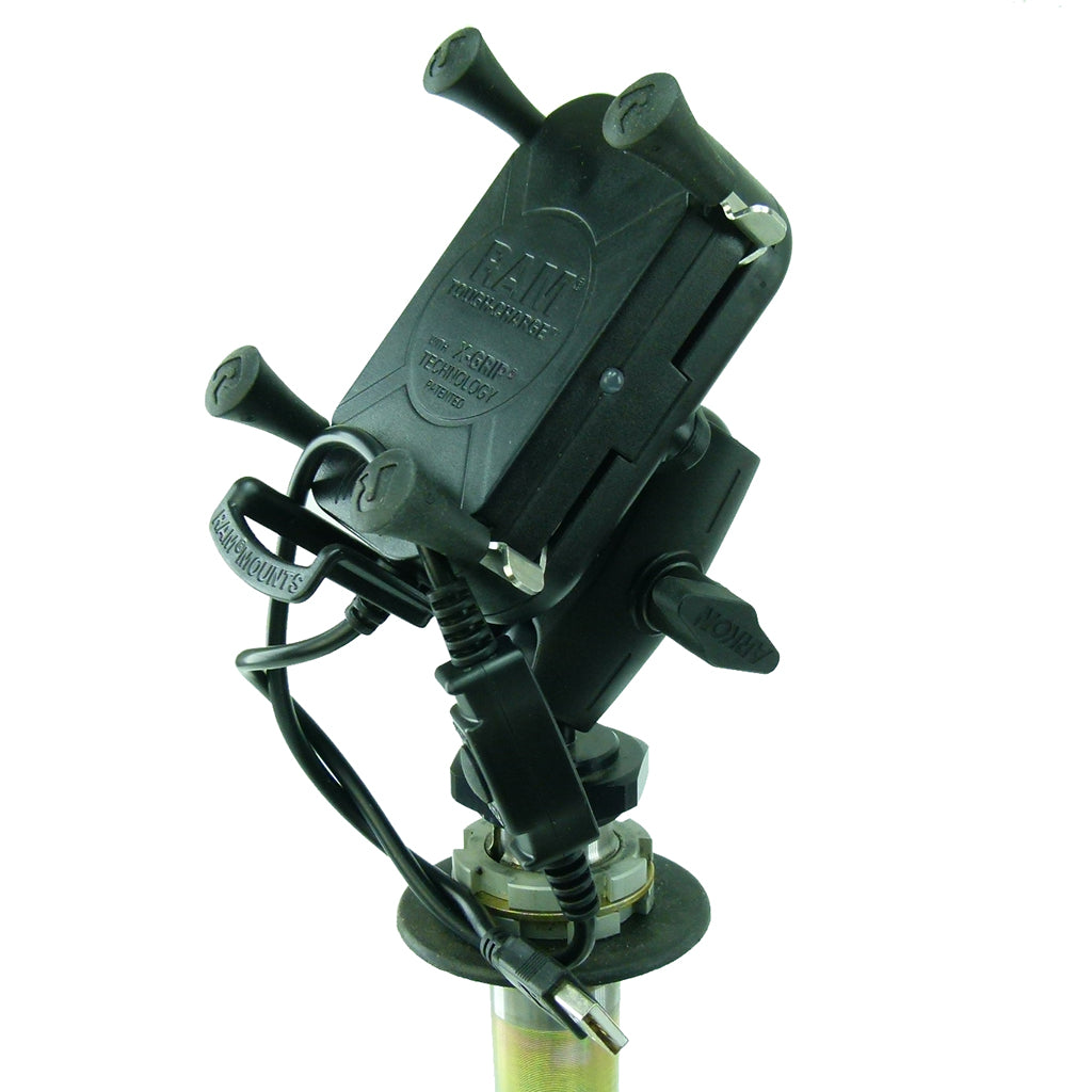 Yoke 60 Extended Wireless Waterproof Tough Charging Motorcycle Mount fits Triumph Sprint ST Tiger 1050 Sprint GT (sku 57090)