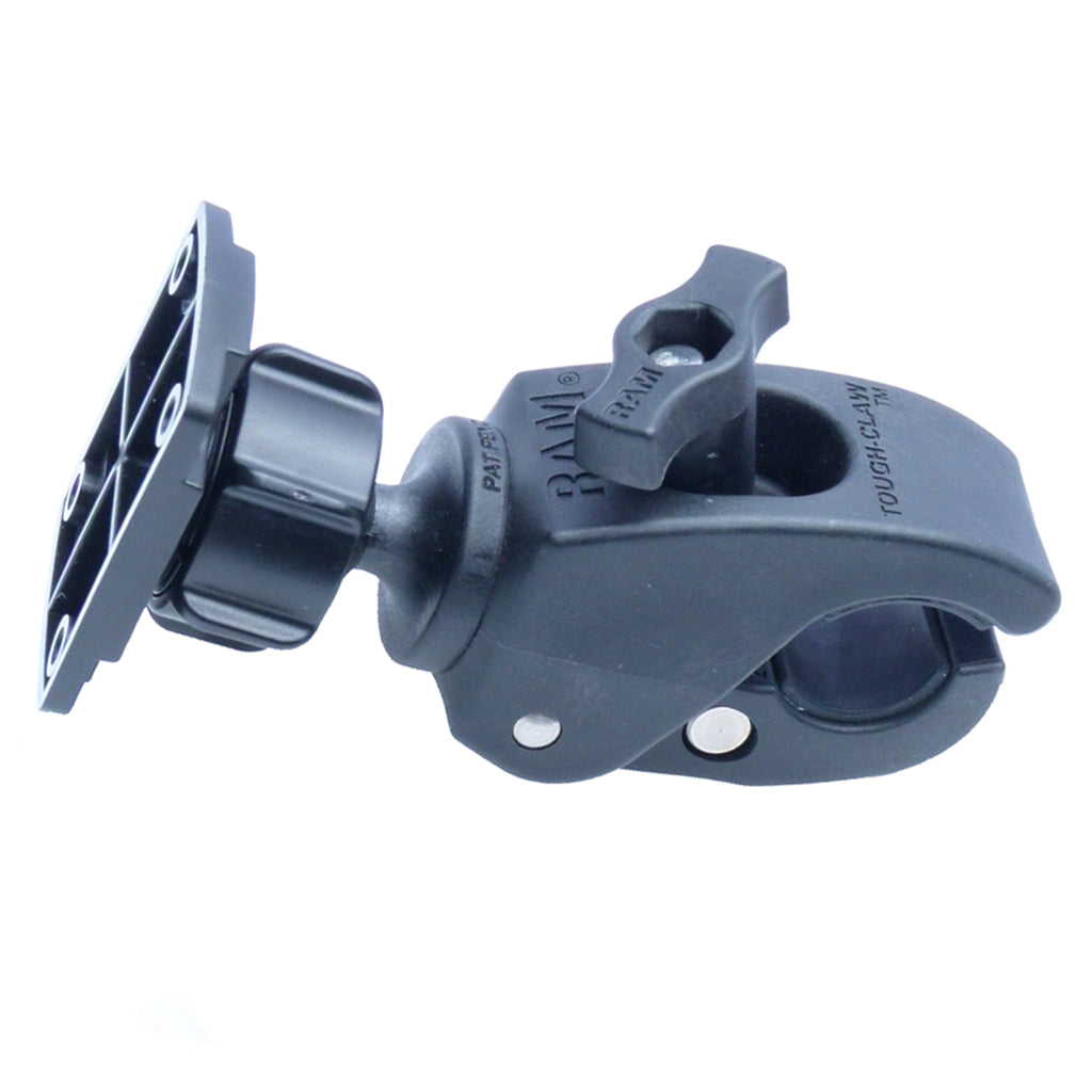 Robust Clamp ATV Handlebar Mount &amp; 4 Hole AMPS Adapter for Garmin Tread (sku 57294)