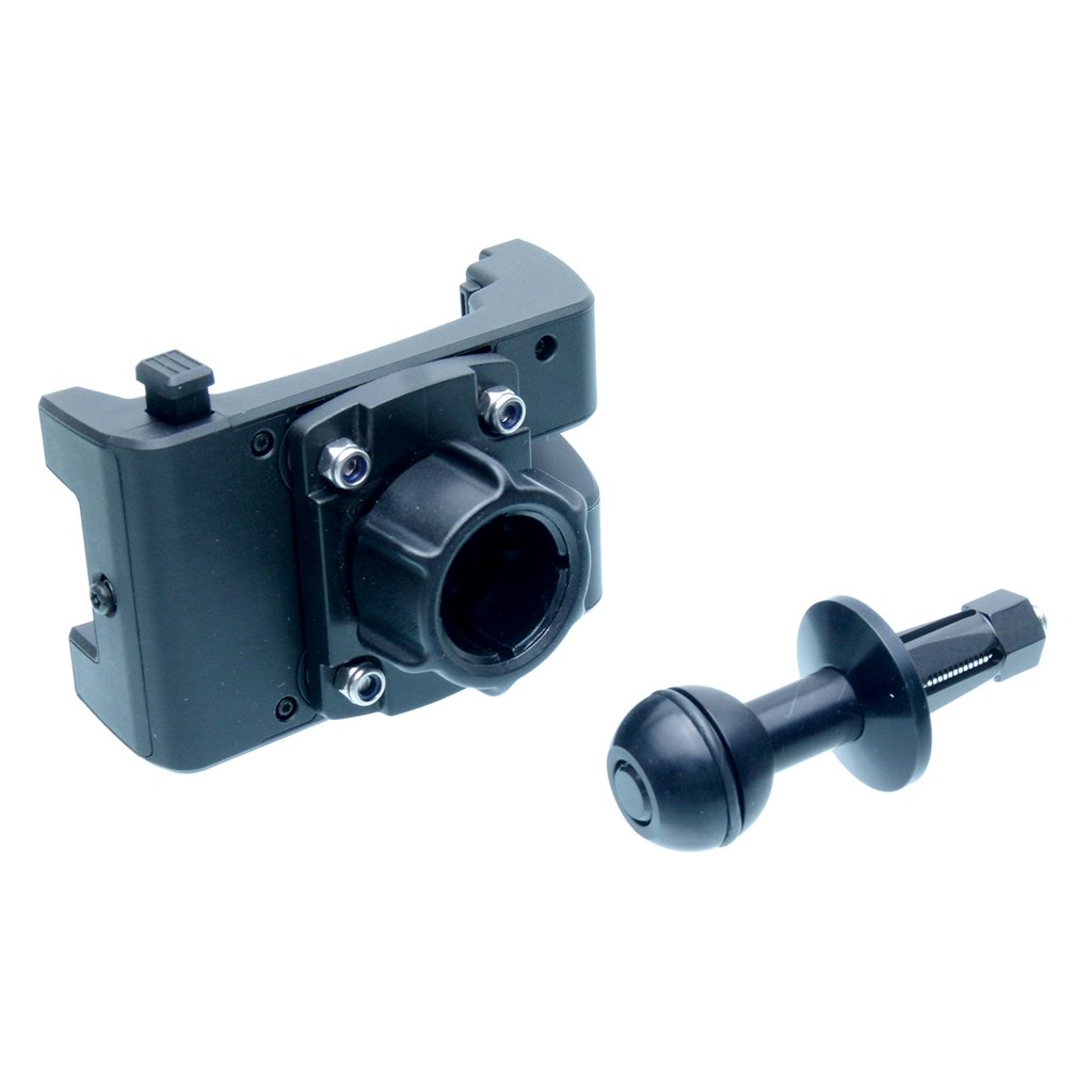 12mm Hexagon Hole Motorcycle Mount for Garmin Montana 600 Series fits Honda Blackbird &amp; Kawasaki Motorcycles (sku 58667)