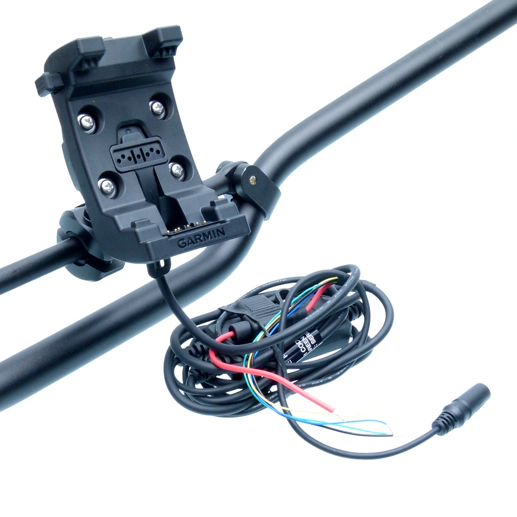 Motorcycle Crossbar Rugged Mount with Audio/Power Cable for Garmin Montana Series (sku 57319)