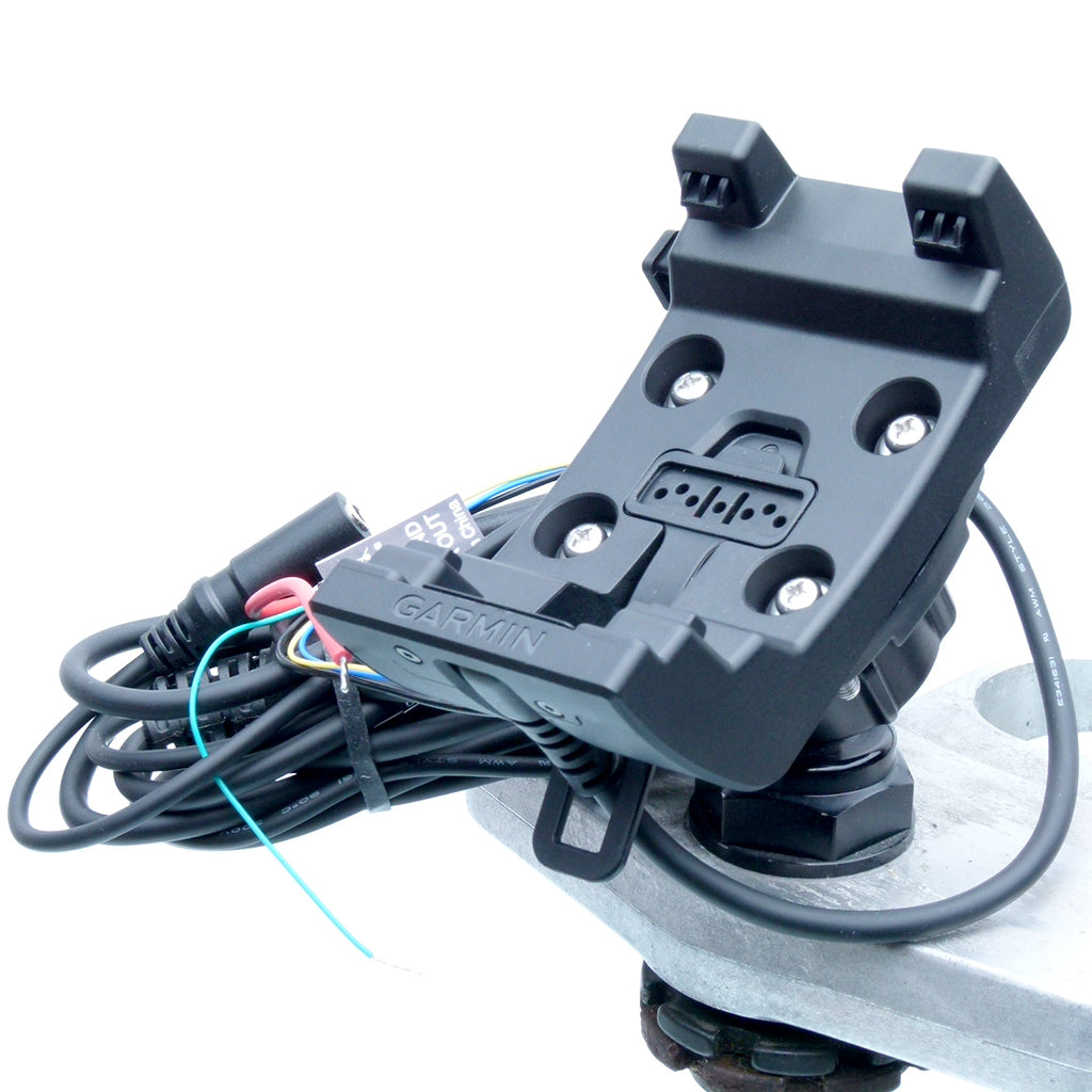 Yoke 20 Motorcycle Mount with Audio/Power Cable for Garmin Montana Series (sku 57324)