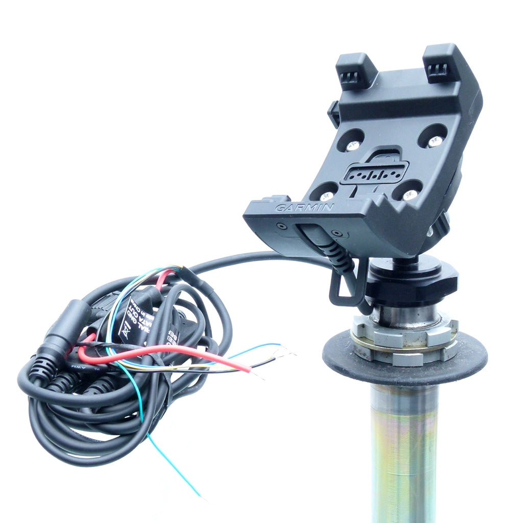 Yoke 60 Motorcycle Mount with Audio/Power Cable for Garmin Montana Series fits Triumph Sprint ST Tiger 1050 Sprint GT (sku 57328)