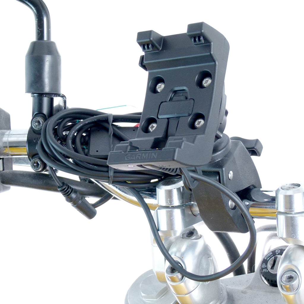 Motorcycle Robust Claw Mount with Audio/Power Cable for Garmin Montana Series (sku 57338)