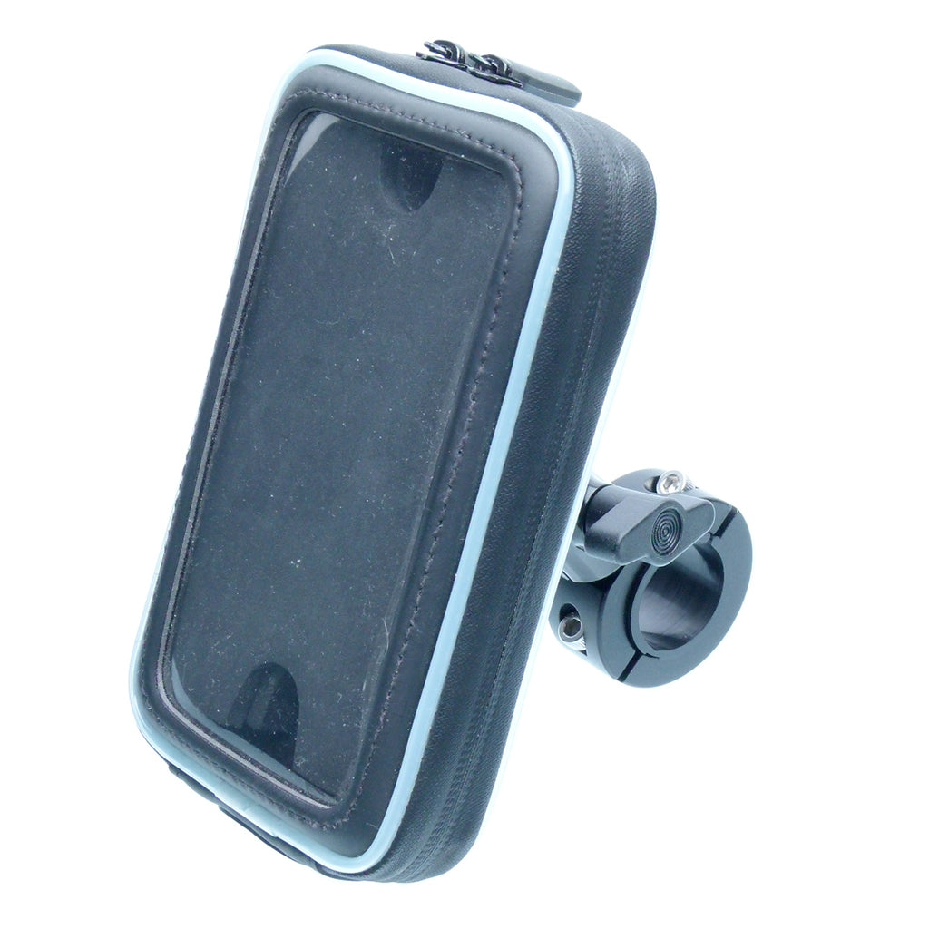 Waterproof Case &amp; Aluminum Motorcycle Handlebar Mount for 5" Screen GPS (sku 57340)