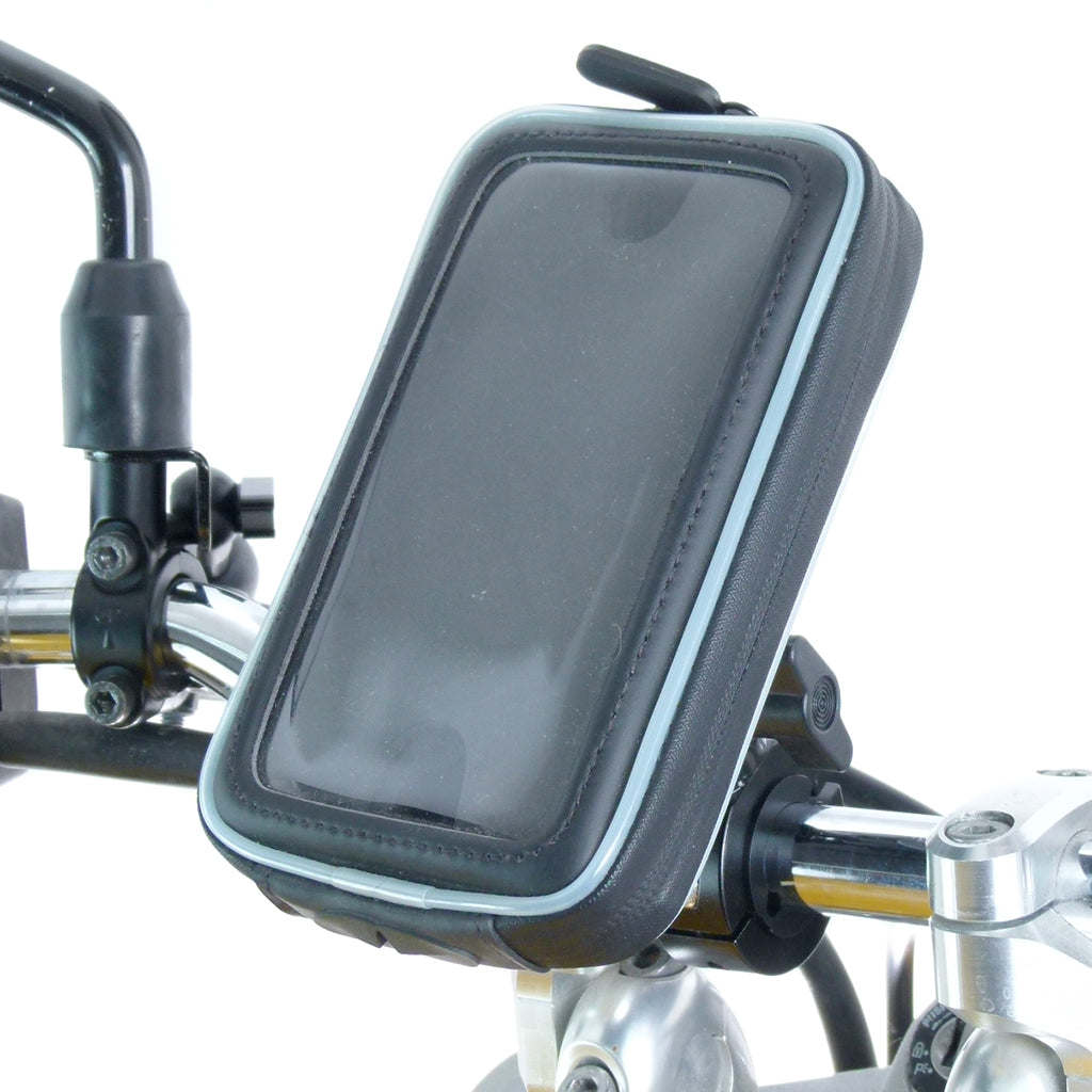 Waterproof Phone Case &amp; Aluminum Motorcycle Handlebar Mount (sku 57341)