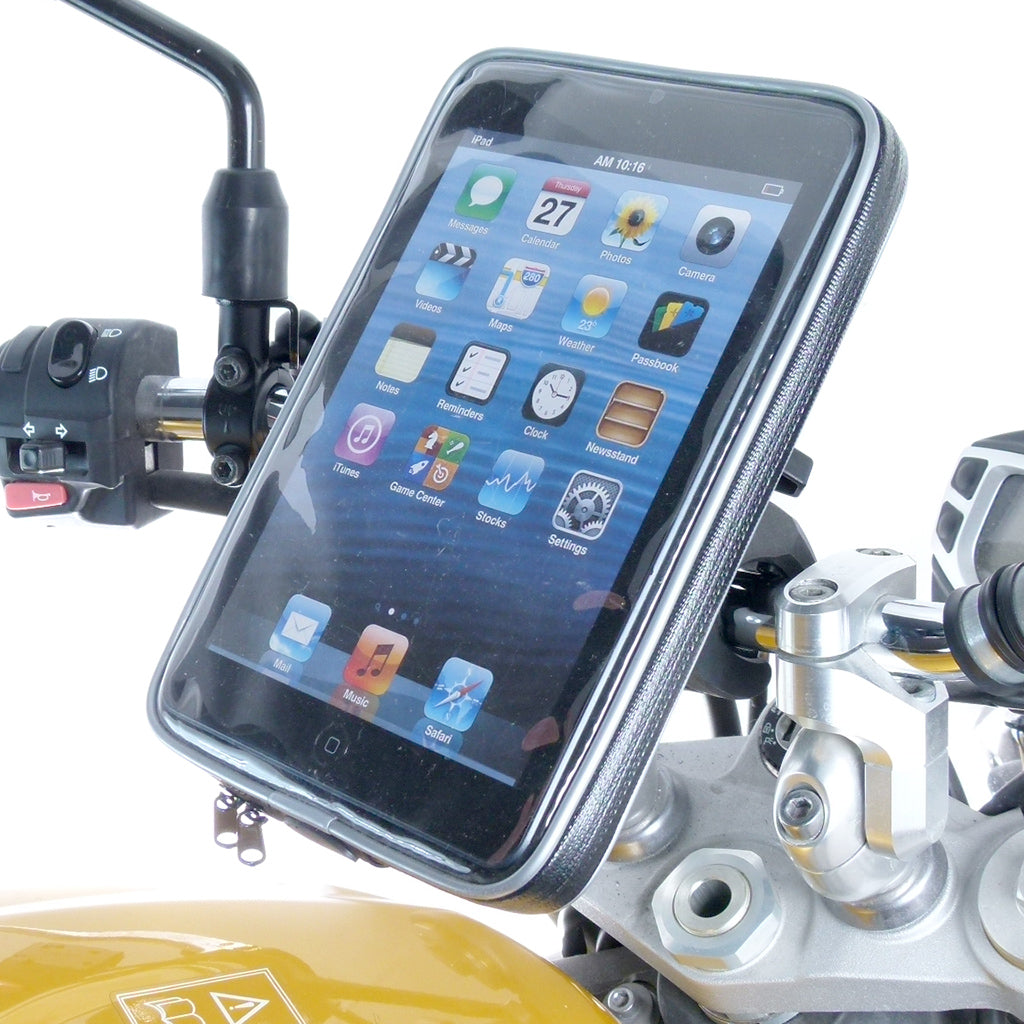 Weather Resistant Clamp Motorcycle Handlebar Mount for iPad Mini (sku 57381)